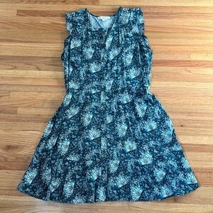 Loft Flutter Button Down Dress